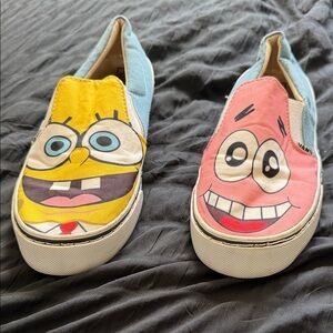 Cartoon Character Slip-On Shoes